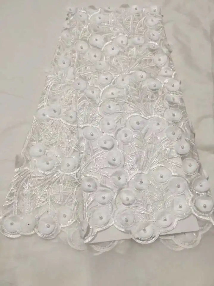 African Lace Fabric white African Guipure Lace fabric with bead High Quality French Lace Sequin Fabric 2018
African Lace Fabric white African Guipure Lace fabric with bead High Quality French Lace Sequin Fabric 2018