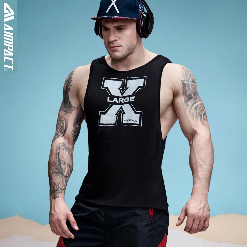 Aimpact Men's Vivid Tank Tops Low Cut Armholes Vest Sexy Casual Men Workout Tees Xman Muscle Man's Fitness Sportive Suit 2AD26
Aimpact Men's Vivid Tank Tops Low Cut Armholes Vest Sexy Casual Men Workout Tees Xman Muscle Man's Fitness Sportive Suit 2AD26
