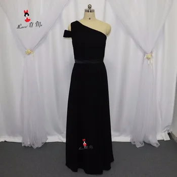 Black one Shoulder Plus Size Bridesmaid Dresses Long Vestido Madrinha Casamento Longo Cheap Wedding Party Gown 2017 Custom Made
Black one Shoulder Plus Size Bridesmaid Dresses Long Vestido Madrinha Casamento Longo Cheap Wedding Party Gown 2017 Custom Made