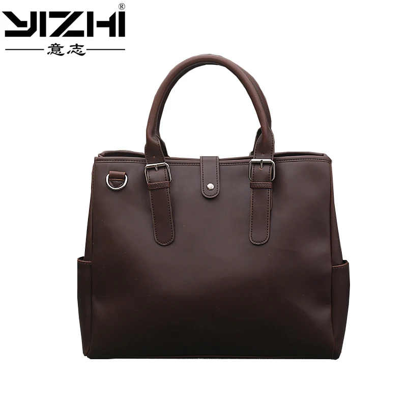 YI ZHI 2018 Business Men Briefcase Hook Opening Built-In Zipper PU Leather Large Capacity Shoulder Bag Computer Bag
YI ZHI 2018 Business Men Briefcase Hook Opening Built-In Zipper PU Leather Large Capacity Shoulder Bag Computer Bag