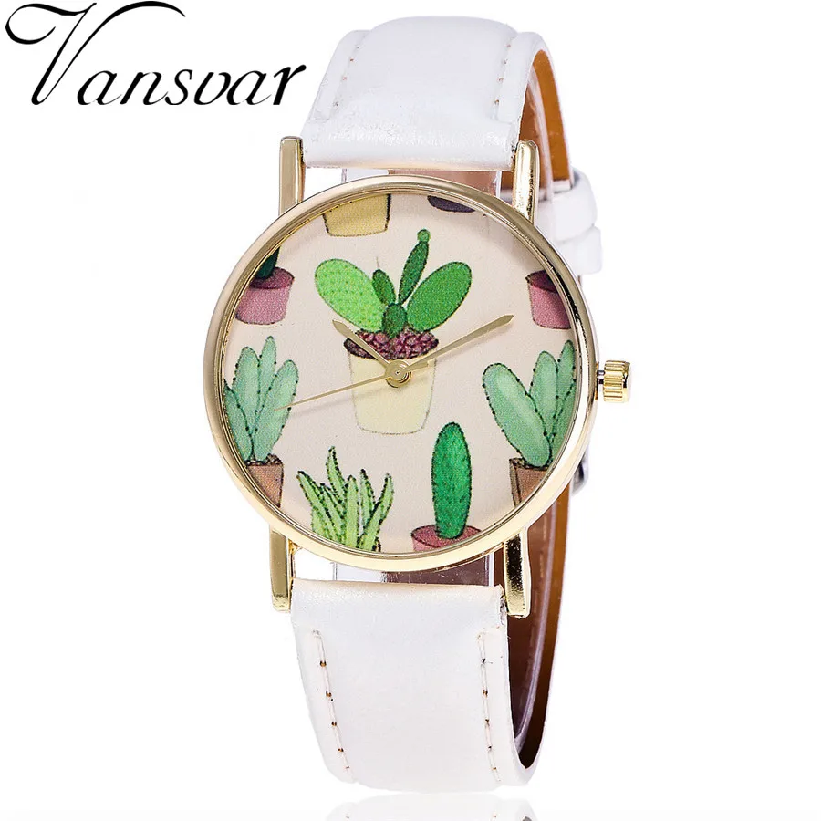 Vansvar Brand Vintage Leather Bonsai Cactus Watch Casual Fashion Ladies Women Quartz Watch Relogio Feminino V45
Vansvar Brand Vintage Leather Bonsai Cactus Watch Casual Fashion Ladies Women Quartz Watch Relogio Feminino V45
