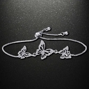 Fashion Butterfly Bracelet & Bangle For Women Simple Adjustable Gold Silver Color Bracelets Pulseras Mujer Jewelry Gifts
Fashion Butterfly Bracelet & Bangle For Women Simple Adjustable Gold Silver Color Bracelets Pulseras Mujer Jewelry Gifts