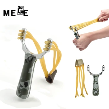 Powerful Aluminium Alloy Slingshot Crossbow Hunting Sling Shot Catapult Professional Camouflage Bow Un-hurtable Outdoor Camping
Powerful Aluminium Alloy Slingshot Crossbow Hunting Sling Shot Catapult Professional Camouflage Bow Un-hurtable Outdoor Camping