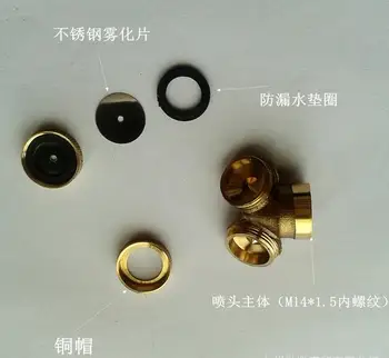 Wholesale M14*1.5 Brass Dual-nozzles spray nozzle Lawn garden sprinkler heads water spray head
Wholesale M14*1.5 Brass Dual-nozzles spray nozzle Lawn garden sprinkler heads water spray head