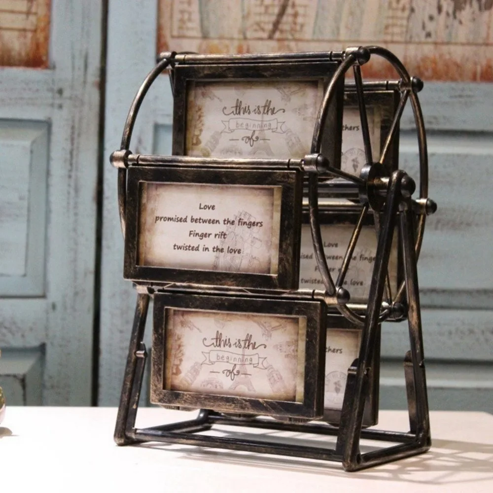 HOT European Windmill Photo Frame Wedding Family Photograph Frame 2/3/5inch Ferris Wheel Combination Home Decor Accessories
HOT European Windmill Photo Frame Wedding Family Photograph Frame 2/3/5inch Ferris Wheel Combination Home Decor Accessories