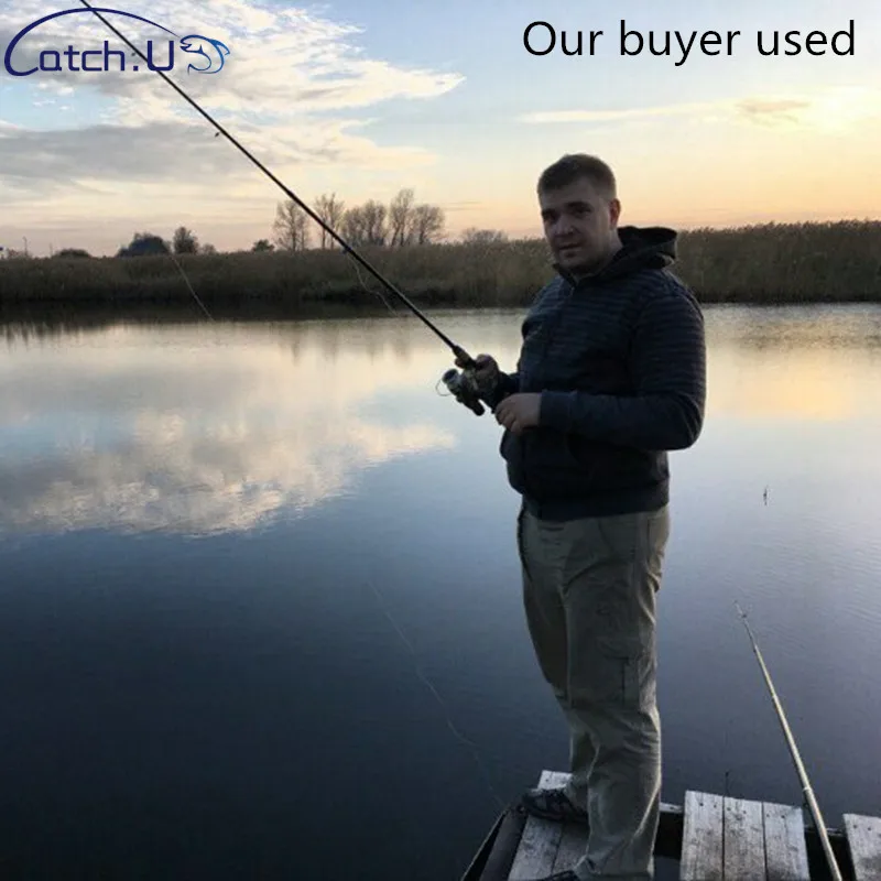 Catch.U fishing rod 1.8m 6-12lb lure6-12g 2 segments carbon fishing rods carbon fishing rod spinning
