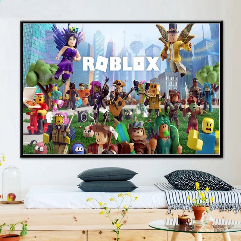 Poster And Prints Hot Roblox Game Cartoon Anime Comics Wall Art Modern Canvas Painting Wall Pictures For Living Room Home Decor
Poster And Prints Hot Roblox Game Cartoon Anime Comics Wall Art Modern Canvas Painting Wall Pictures For Living Room Home Decor