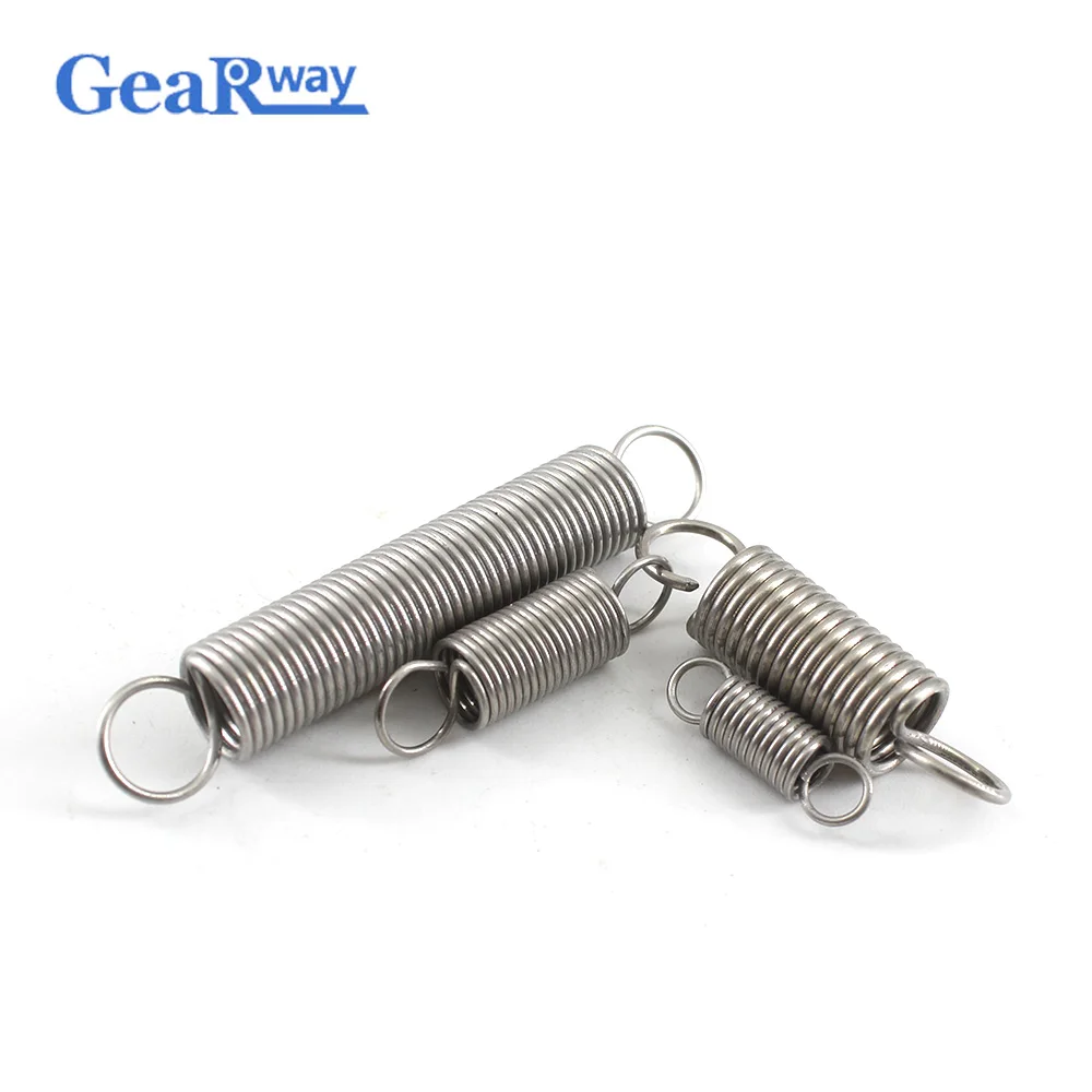 Gearway 5pcs Extension Springs with Hooks Stainless Steel Small Tension Spring 1.2mm Thickness Long Extension Springs
Gearway 5pcs Extension Springs with Hooks Stainless Steel Small Tension Spring 1.2mm Thickness Long Extension Springs