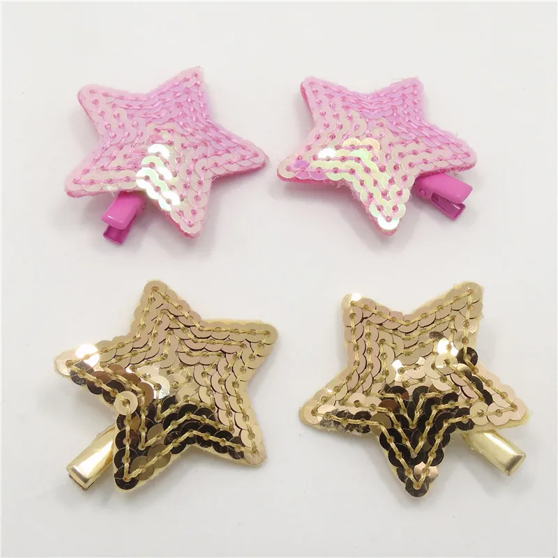 20pc/lot Glitter Sequin Star Hair Clip Shinny Gold Pink Felt Kid Girls Birthday Hairpin No Slip Alligator Kid Party Barrette
20pc/lot Glitter Sequin Star Hair Clip Shinny Gold Pink Felt Kid Girls Birthday Hairpin No Slip Alligator Kid Party Barrette