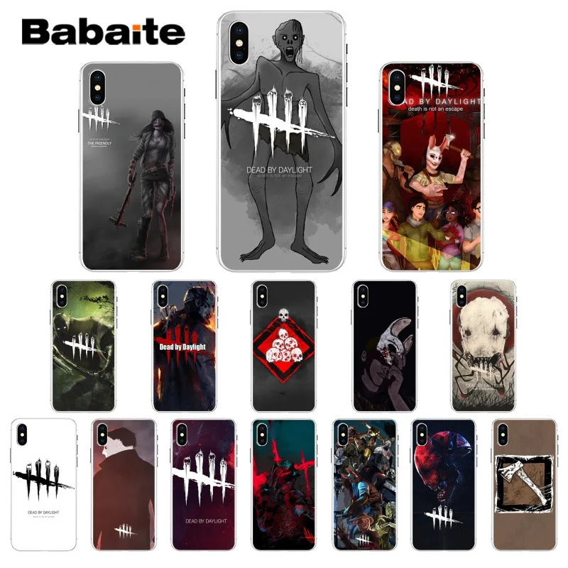 Babaite horror Dead by Daylight Retrospective TPU Soft Silicone Phone Case for iPhone 8 7 6 6S Plus 5 5S SE XR X XS MAX cover
Babaite horror Dead by Daylight Retrospective TPU Soft Silicone Phone Case for iPhone 8 7 6 6S Plus 5 5S SE XR X XS MAX cover