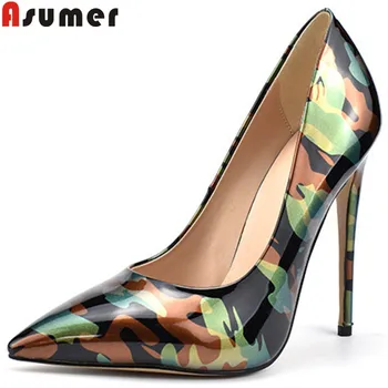 ASUMER big size 34-43 fashion spring autumn shoes woman pointed toe shallow pumps women shoes thin high heels prom wedding shoes
ASUMER big size 34-43 fashion spring autumn shoes woman pointed toe shallow pumps women shoes thin high heels prom wedding shoes