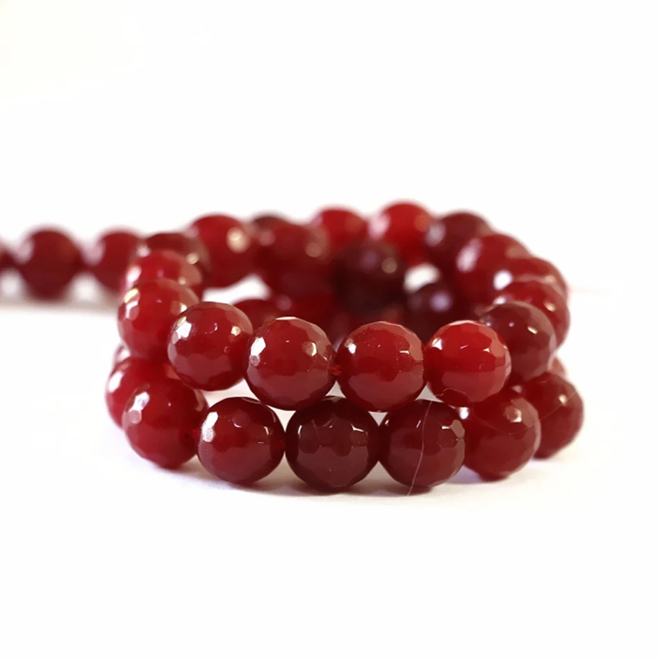 Charming dark red stone 4mm 6mm 8mm 10mm 12mm chalcedony jades faceted round loose beads diy cute Jewelry making 15 inches B06
Charming dark red stone 4mm 6mm 8mm 10mm 12mm chalcedony jades faceted round loose beads diy cute Jewelry making 15 inches B06