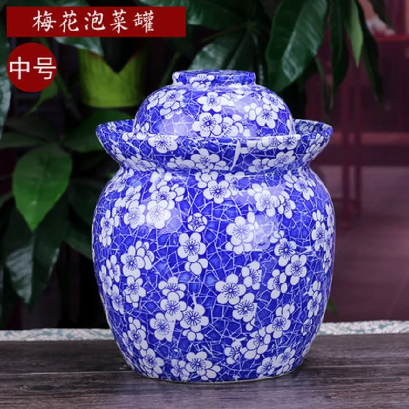 Kimchi jar Jingdezhen pottery and pickled pottery jar sealed storage tank, Sichuan pickled pickle jar with double cover without
Kimchi jar Jingdezhen pottery and pickled pottery jar sealed storage tank, Sichuan pickled pickle jar with double cover without