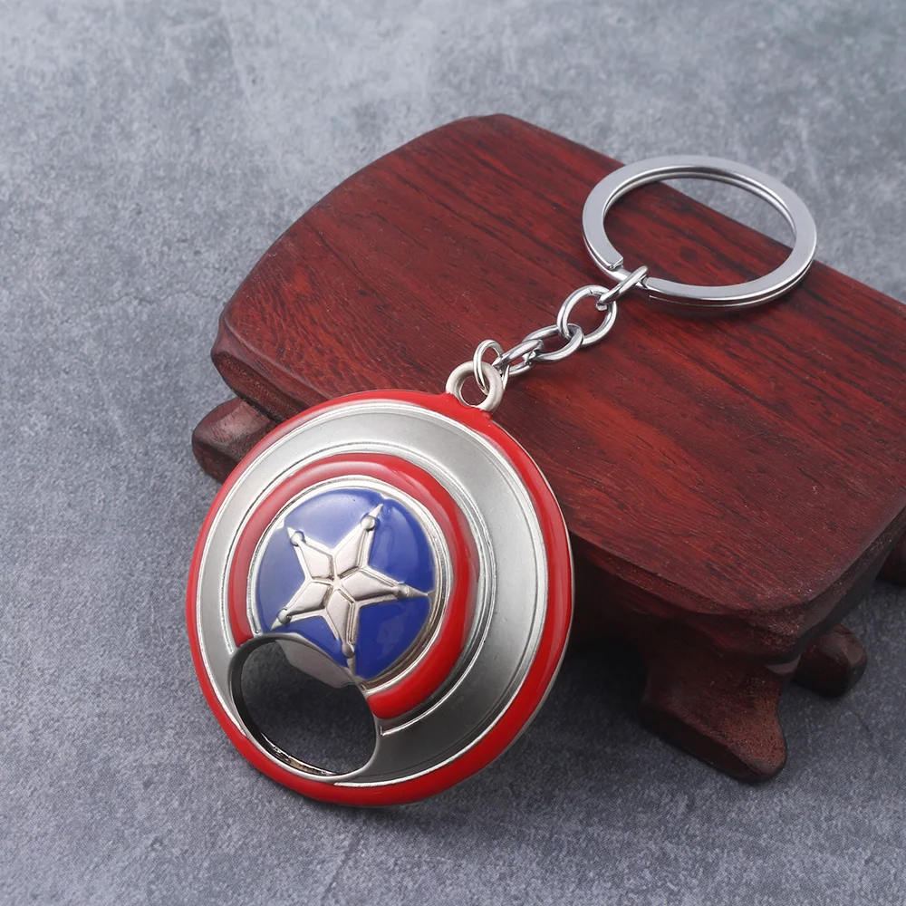 SG Hot Avengers Captain American Bottle Opener Keychain Carol Danvers Shield Logo Keyring Superhero Thor Axe Jewelry
SG Hot Avengers Captain American Bottle Opener Keychain Carol Danvers Shield Logo Keyring Superhero Thor Axe Jewelry