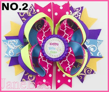 free shipping 24pcs New Year hair Bow Happy New Year hair clips girl hair accessories Holiday bow gold and black hair bows
free shipping 24pcs New Year hair Bow Happy New Year hair clips girl hair accessories Holiday bow gold and black hair bows