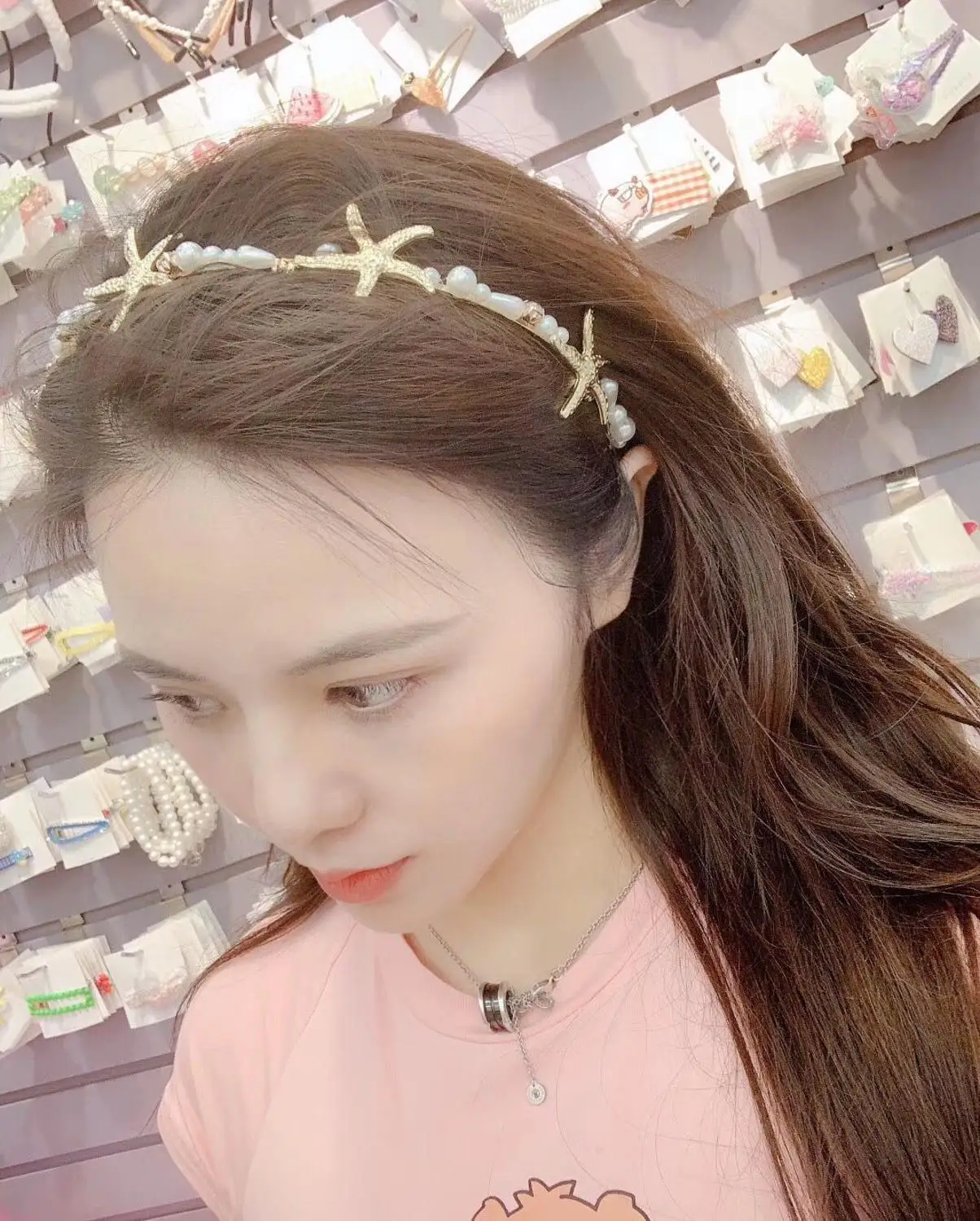 1PCS Marine style Starfish Hair Hoop Headband Hairband for Women Girls Pearl Shell Bezel Hair Band Hair Accessories
1PCS Marine style Starfish Hair Hoop Headband Hairband for Women Girls Pearl Shell Bezel Hair Band Hair Accessories