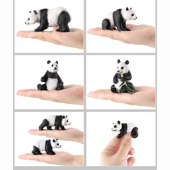 Simulation Panda Animal Figure Collectible Toys Cute Panda Animal Soft Rubber Toys
Simulation Panda Animal Figure Collectible Toys Cute Panda Animal Soft Rubber Toys