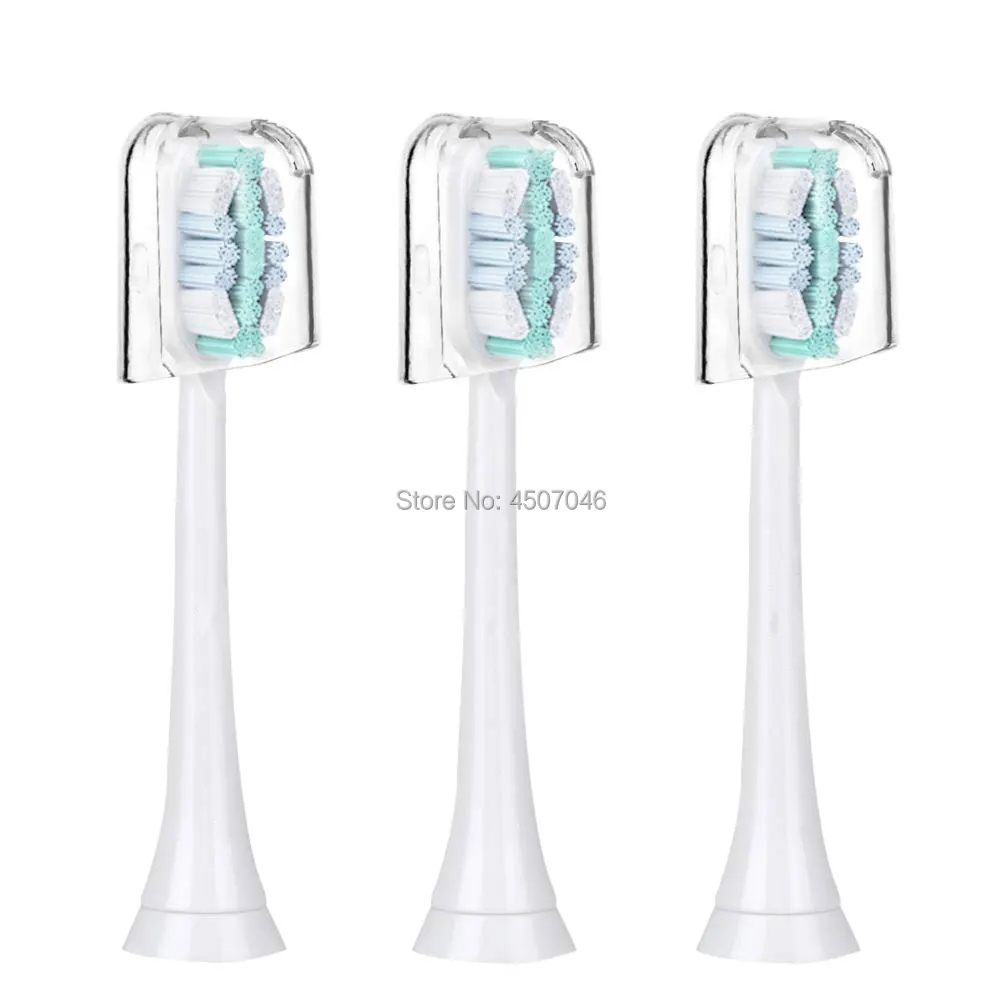 3 шт. Зубная щётка головки для P h Sonicare HX6850/60 HX6857 HX6253 HX6962 HX6964 HX6921 HX9903 3211