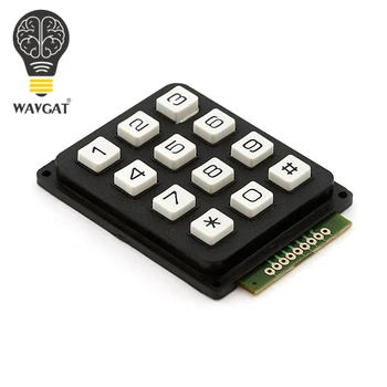 WAVGAT 12 Key Membrane Switch Keypad 4 x 3 Matrix Array Matrix keyboard membrane switch keypad
WAVGAT 12 Key Membrane Switch Keypad 4 x 3 Matrix Array Matrix keyboard membrane switch keypad