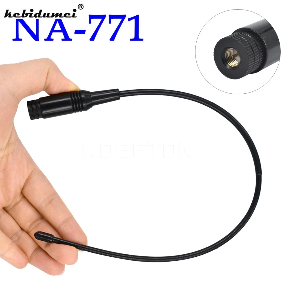 kebidumei NA-771 SMA-M Male Flexible Antenna VHF/UHF 144/430MHz for TF-UV985 BAOFENG VX-5R VX-6R etc Two Way Radio Walkie Talkie
kebidumei NA-771 SMA-M Male Flexible Antenna VHF/UHF 144/430MHz for TF-UV985 BAOFENG VX-5R VX-6R etc Two Way Radio Walkie Talkie