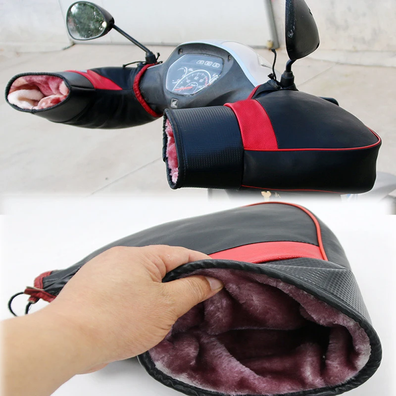 2 pcs=1 pair Waterproof Motorcycle Motor Handlebar Snowmobile Winter Warm Covers Gloves Unisex Motorcycle Scooter Bike Handlebar
2 pcs=1 pair Waterproof Motorcycle Motor Handlebar Snowmobile Winter Warm Covers Gloves Unisex Motorcycle Scooter Bike Handlebar