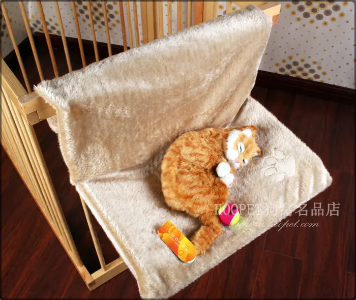 Foldable Cat Hammock Cradle Bed Cushion Soft Fur Removable Pet bed for About 5kg Pet Dropshipping (2)