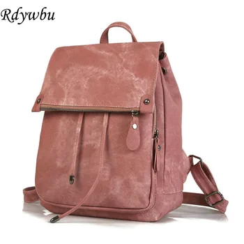 Rdywbu Vintage PU Leather Backpack Female Candy Color Rucksack Large School Bag For Teenagers Casual Solid Travel Bolsas B446
Rdywbu Vintage PU Leather Backpack Female Candy Color Rucksack Large School Bag For Teenagers Casual Solid Travel Bolsas B446