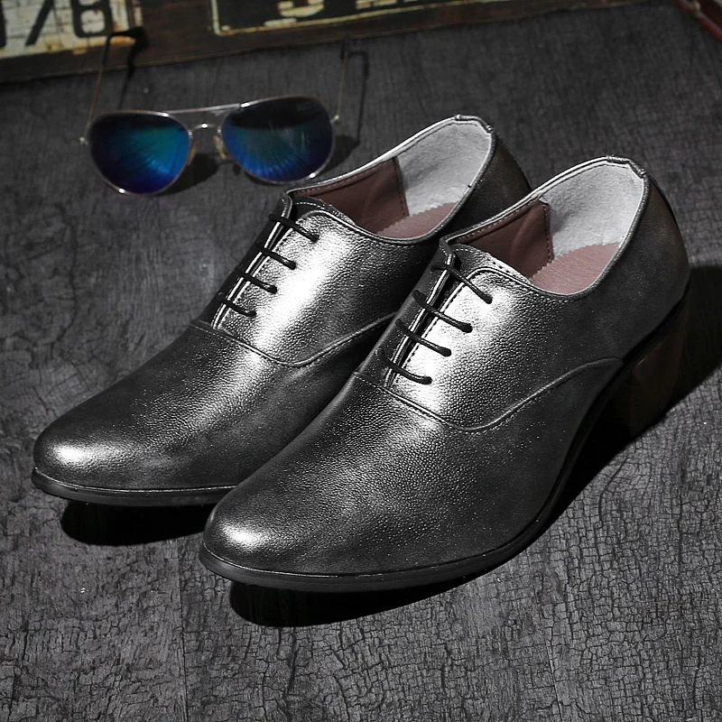 mixed colors blue men patent leather shoes italian height increasing wedding evening male footwear man unique dress oxford shoes (36)