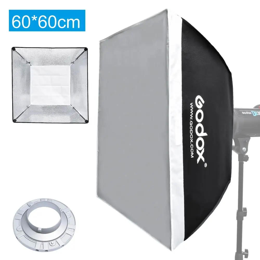 Godox 24" x 24" / 60 x 60cm Softbox Bowens Mount Studio Photography Strobe Lighting
Godox 24" x 24" / 60 x 60cm Softbox Bowens Mount Studio Photography Strobe Lighting
