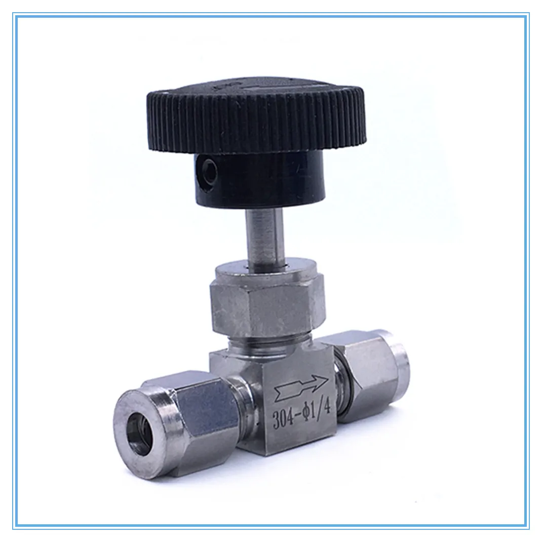 Adjustable needle valve OD 3 4 6 8 10 12 14mm 1/8" 1/4" 3/8" 1/2" Compression Double Ferrule Tube stainless steel 304
Adjustable needle valve OD 3 4 6 8 10 12 14mm 1/8" 1/4" 3/8" 1/2" Compression Double Ferrule Tube stainless steel 304