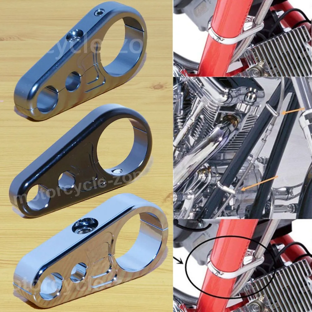 For Honda Suzuki Harley Sportster Dyna Touring Cruiser 1" 25mm Handlebar Clutch Cable wire Brake Line Holder Clamp
For Honda Suzuki Harley Sportster Dyna Touring Cruiser 1" 25mm Handlebar Clutch Cable wire Brake Line Holder Clamp