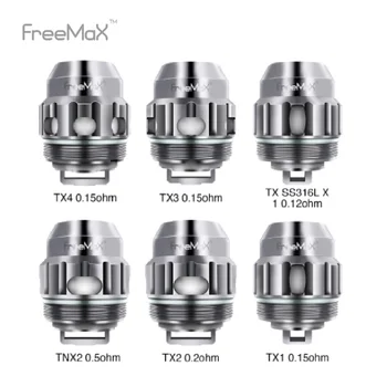 5pcs Original Freemax Twister Replacement Coil w/ 0.15ohm/0.12ohm/0.2ohm/0.5ohm Head for Freemax Twister Kit/ Fireluke Mesh Tank 
5pcs Original Freemax Twister Replacement Coil w/ 0.15ohm/0.12ohm/0.2ohm/0.5ohm Head for Freemax Twister Kit/ Fireluke Mesh Tank