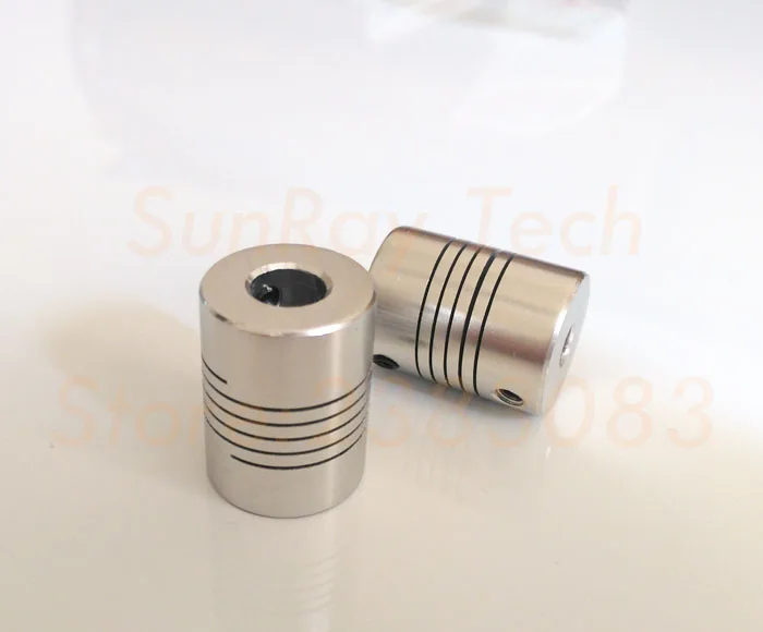 5pcs 6.35x8x25mm z axis aluminum flexible shaft coupling stepper motor Free shipping
5pcs 6.35x8x25mm z axis aluminum flexible shaft coupling stepper motor Free shipping