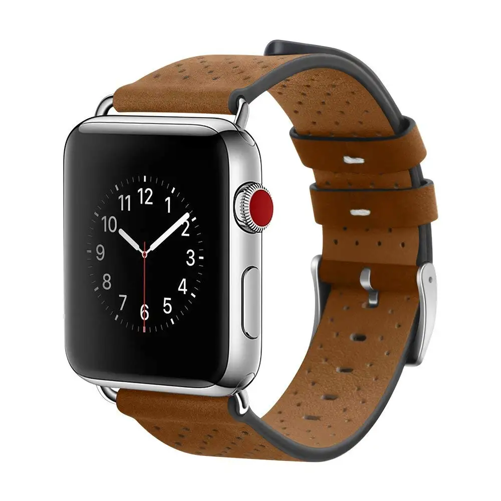 Sport Loop Band 38mm 42mm Genuine Leather iWatch Band Replacement Strap with Stainless Metal Clasp for iWatch Series 3 2 1
Sport Loop Band 38mm 42mm Genuine Leather iWatch Band Replacement Strap with Stainless Metal Clasp for iWatch Series 3 2 1