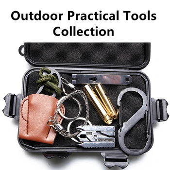 1PC Multifunction Pocket Tool Set Combination Kit Mini Folding Pliers Whistle Storage Box Outdoor Camping Portable Survival Tool
1PC Multifunction Pocket Tool Set Combination Kit Mini Folding Pliers Whistle Storage Box Outdoor Camping Portable Survival Tool