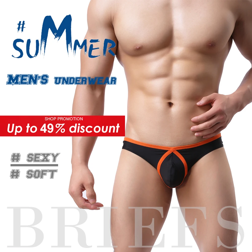2019 Summer Fashion Men's Ice Silk Panties Soft Breathable Low Rise Comfortable Briefs Underpants Solid Color Underwear
2019 Summer Fashion Men's Ice Silk Panties Soft Breathable Low Rise Comfortable Briefs Underpants Solid Color Underwear
