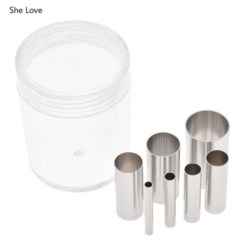 She Love 7Pcs/lot Stainless Steel Pottery Clay Cutter Small Round Cutting Mold Clay Tools Diy Handmade Crafts
She Love 7Pcs/lot Stainless Steel Pottery Clay Cutter Small Round Cutting Mold Clay Tools Diy Handmade Crafts