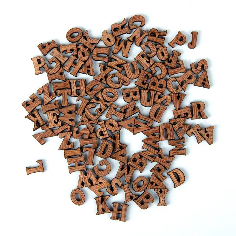 50pcs Wooden Figurins Random Mixed Letters Shaped Wood Craft Scrapbooking Accessories Decor Buttons For Needlework 15mm*15mm
50pcs Wooden Figurins Random Mixed Letters Shaped Wood Craft Scrapbooking Accessories Decor Buttons For Needlework 15mm*15mm