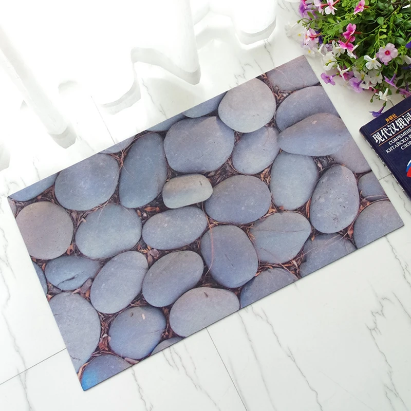Cobblestone Printed Rubber Anti-slip Floor Mat Hallway Living Room Small Carpet Bathroom Doormat Kitchen Area Rug Home Supplies
Cobblestone Printed Rubber Anti-slip Floor Mat Hallway Living Room Small Carpet Bathroom Doormat Kitchen Area Rug Home Supplies
