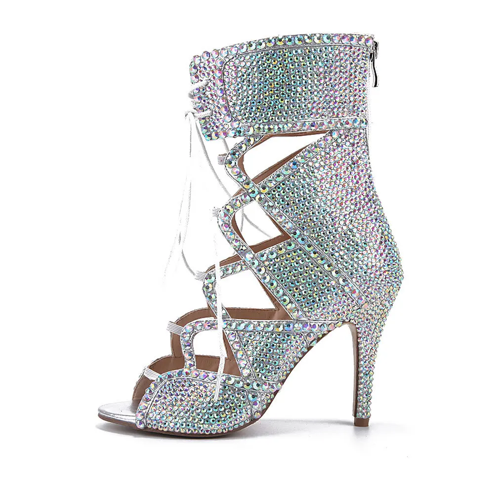 LSDN-151045 New Fashion Color Hollow Boots Women Wedding Ribbons Personality High Heels Crystal Shoes
LSDN-151045 New Fashion Color Hollow Boots Women Wedding Ribbons Personality High Heels Crystal Shoes