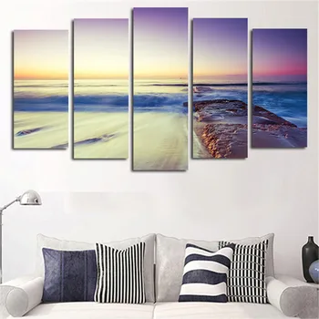 5Plane No Framed Wall Modular Paintings Landscape Waves Of The Sea Beach Canvas Art Picture Home Decor Posters For Living Room
5Plane No Framed Wall Modular Paintings Landscape Waves Of The Sea Beach Canvas Art Picture Home Decor Posters For Living Room