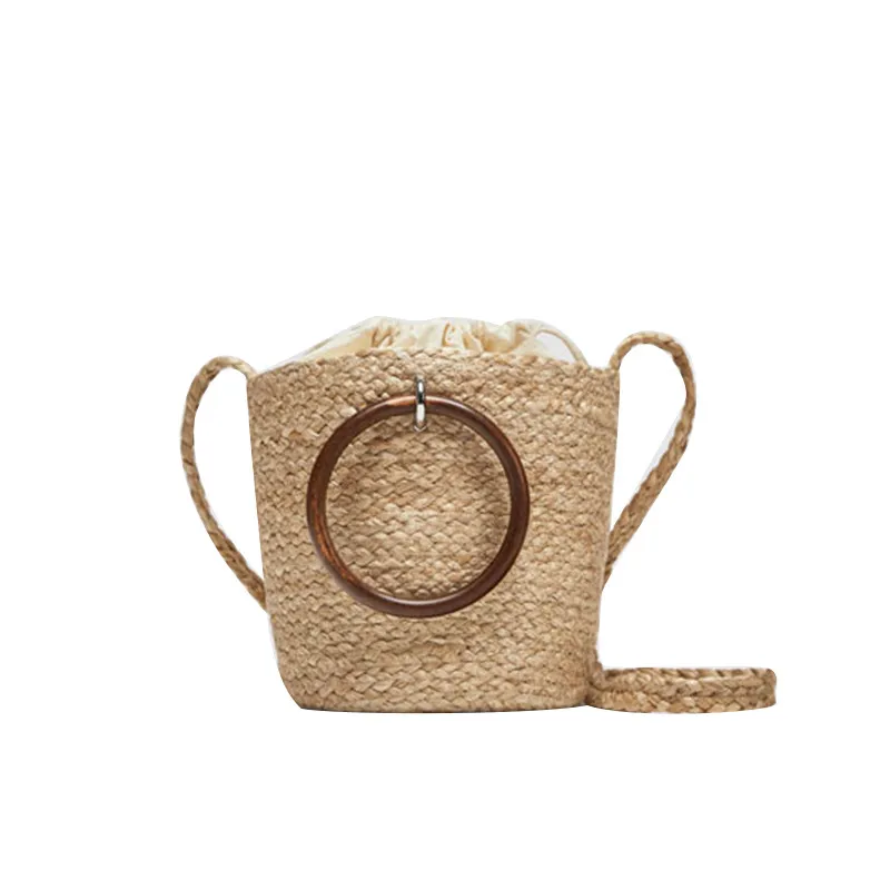 Za Straw Bag Wood Ring Woven Bag Portable Bucket Bag Female Vacation Package Crossbody Bag
Za Straw Bag Wood Ring Woven Bag Portable Bucket Bag Female Vacation Package Crossbody Bag