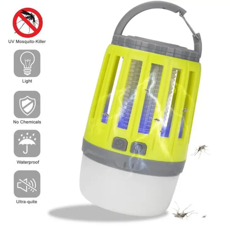 2 in 1 3.7V USB Charging LED Mosquito Killer Lamp Outdoor Lighting Night Light Pest Repeller Camping Light
2 in 1 3.7V USB Charging LED Mosquito Killer Lamp Outdoor Lighting Night Light Pest Repeller Camping Light