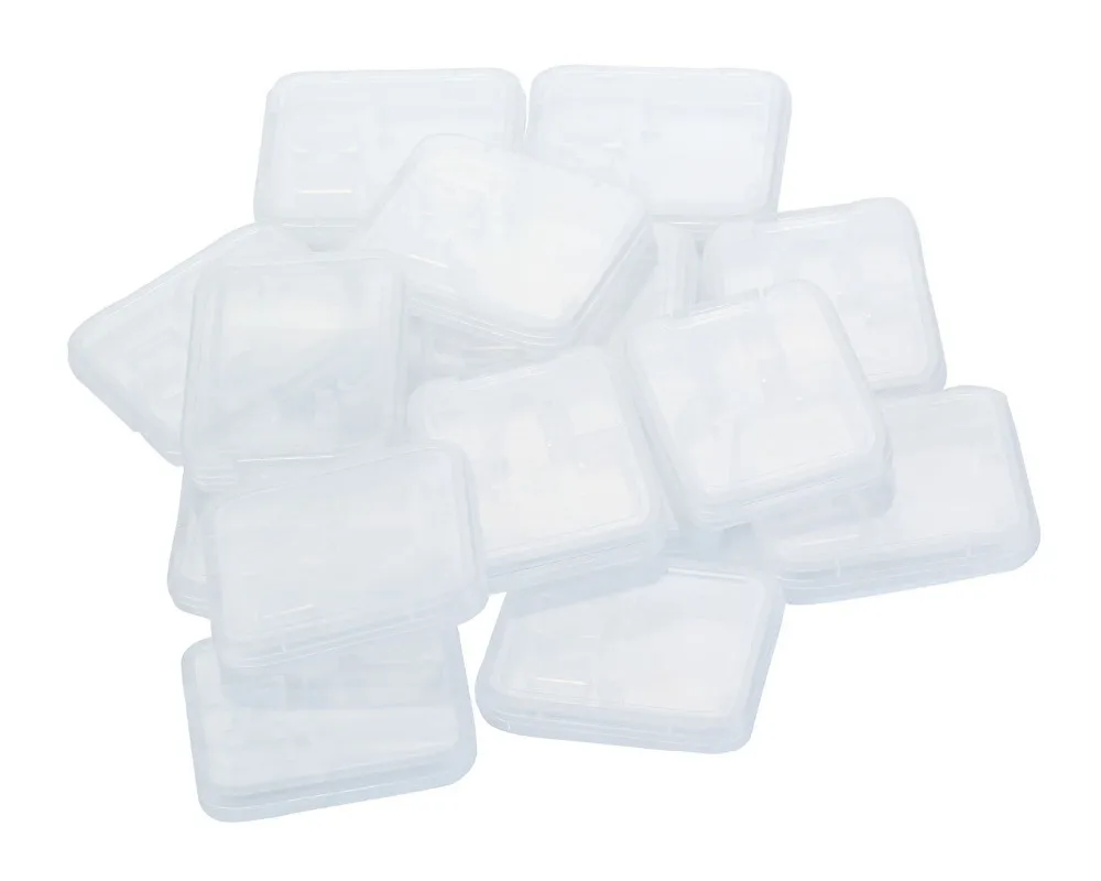 Pack of 15 Clear Plastic Memory Card Case Holder for SanDisk/Kingston/Transcend/Samsung SD Micro SD T-Flash Card
Pack of 15 Clear Plastic Memory Card Case Holder for SanDisk/Kingston/Transcend/Samsung SD Micro SD T-Flash Card