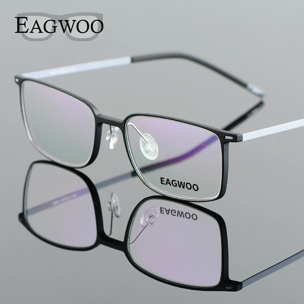 EAGWOO EMS Pure Titanium Eyeglasses Girl Men Full Rim Optical Frame Prescription Spectacle Designed Myopia Eye Glasses 890012
EAGWOO EMS Pure Titanium Eyeglasses Girl Men Full Rim Optical Frame Prescription Spectacle Designed Myopia Eye Glasses 890012