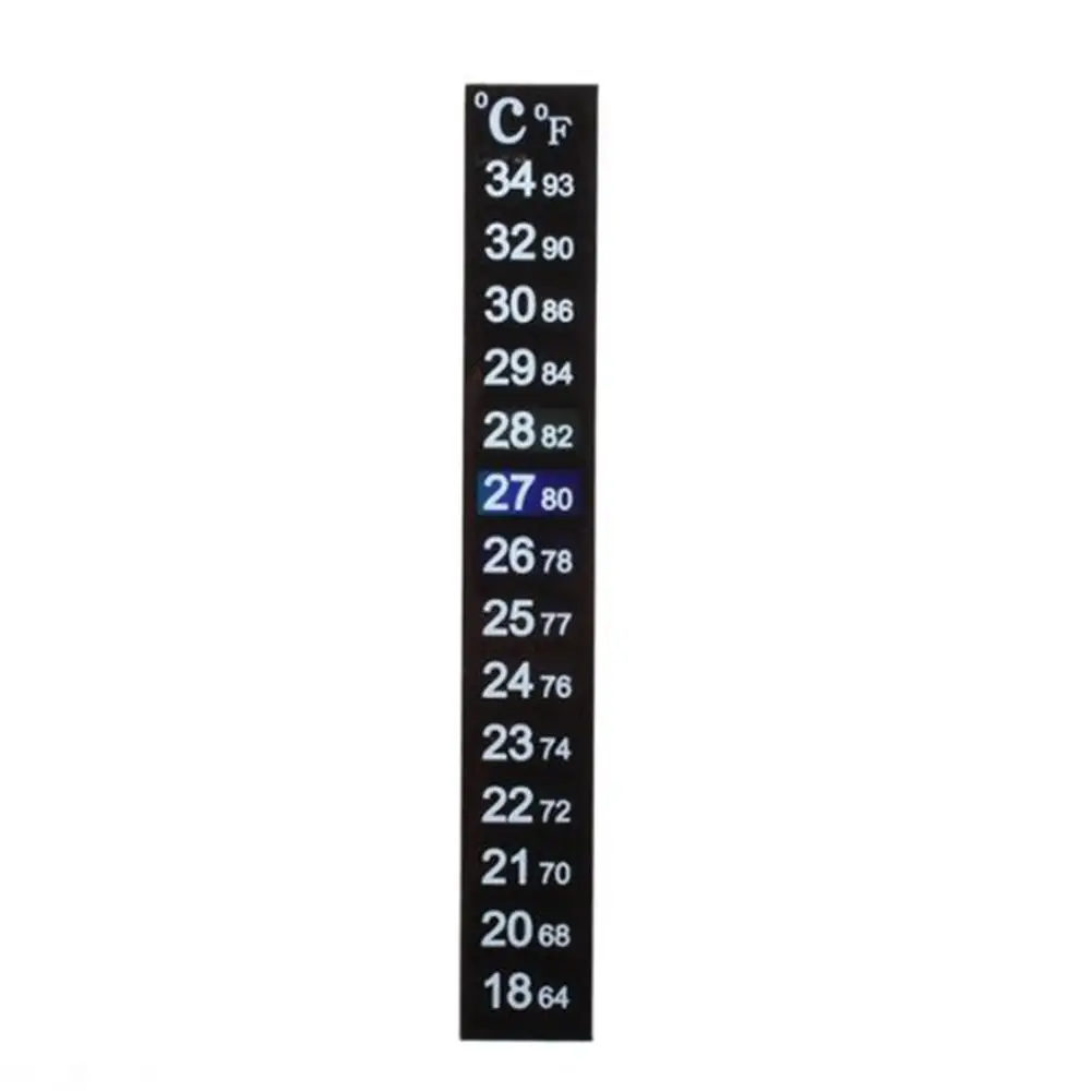 AsyPets Dual Scale Aquarium Fish Tank Patch Thermometer Temperature Sticker Digital -25
AsyPets Dual Scale Aquarium Fish Tank Patch Thermometer Temperature Sticker Digital -25