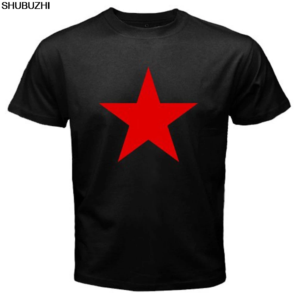 

New Red Star Army REM R.E.M. Rock Music Legend Men's Black T-Shirt Size S To 3XL 100% Cotton Men T Shirt Tees sbz1063