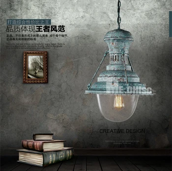 American old Pendant Lights lamp bar retro personality glass globe factory lighting personality pendant lamps LU8016
American old Pendant Lights lamp bar retro personality glass globe factory lighting personality pendant lamps LU8016