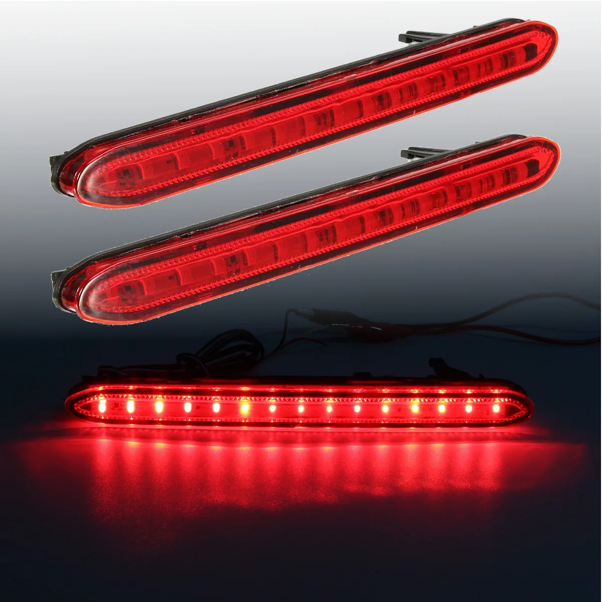 1Pair LED Auto Rear Brake Parking Warning Lamp Runing Tail Bumper Reflectors Light LED for Honda for Odyssey 2007
1Pair LED Auto Rear Brake Parking Warning Lamp Runing Tail Bumper Reflectors Light LED for Honda for Odyssey 2007