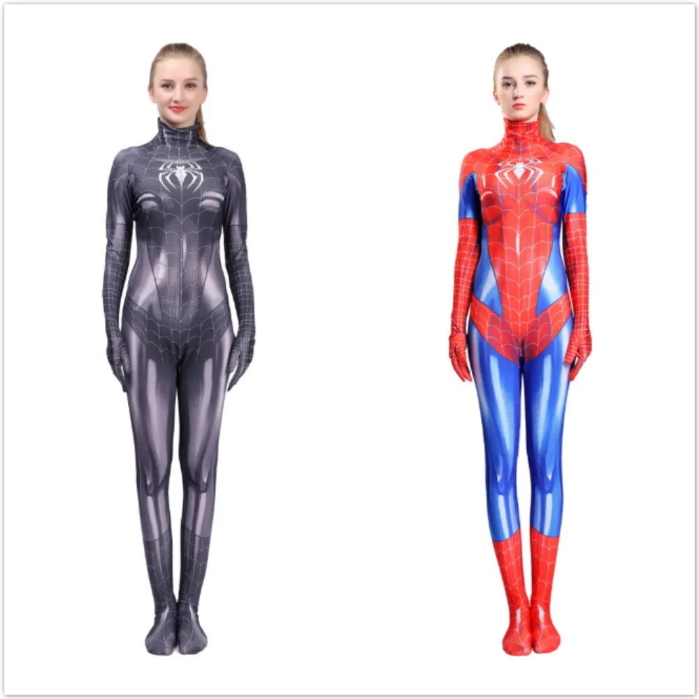 Halloween Women Spiderman Leotard Costume Sexy Female Anime Cosplay Super Hero Spider Superwomen Fancy Outfits Jumpsuits
Halloween Women Spiderman Leotard Costume Sexy Female Anime Cosplay Super Hero Spider Superwomen Fancy Outfits Jumpsuits